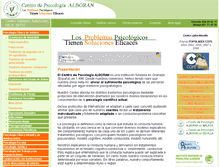 Tablet Screenshot of alboran-psicologos.com